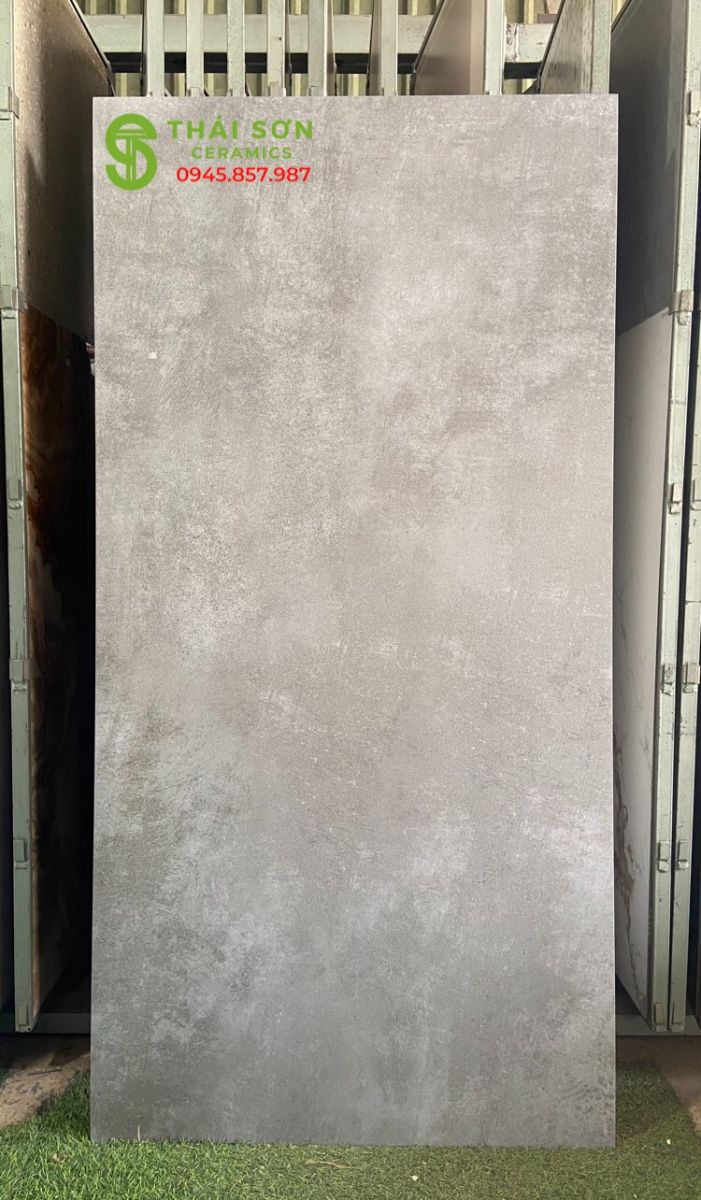 Gạch lát nền vân giả bê tông 80x160 matt mờ