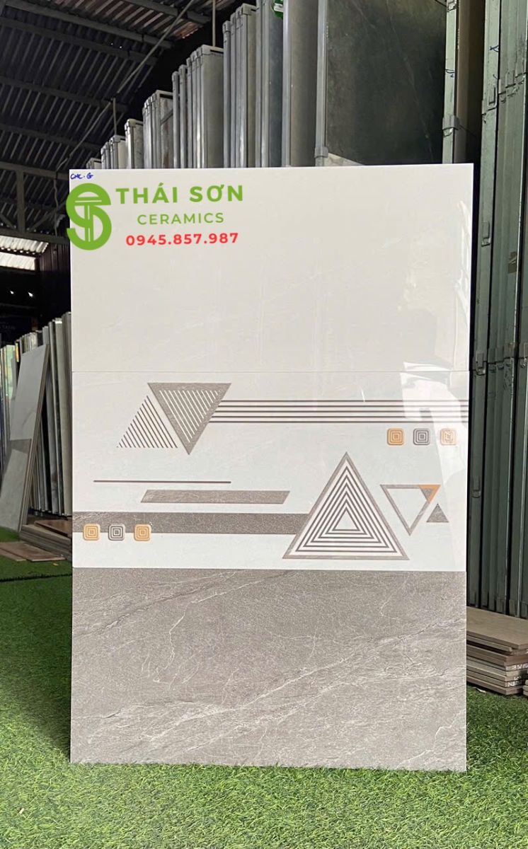 Gạch ốp tường cmc 30x60 vân xám bộ đậm nhạt bóng kiếng