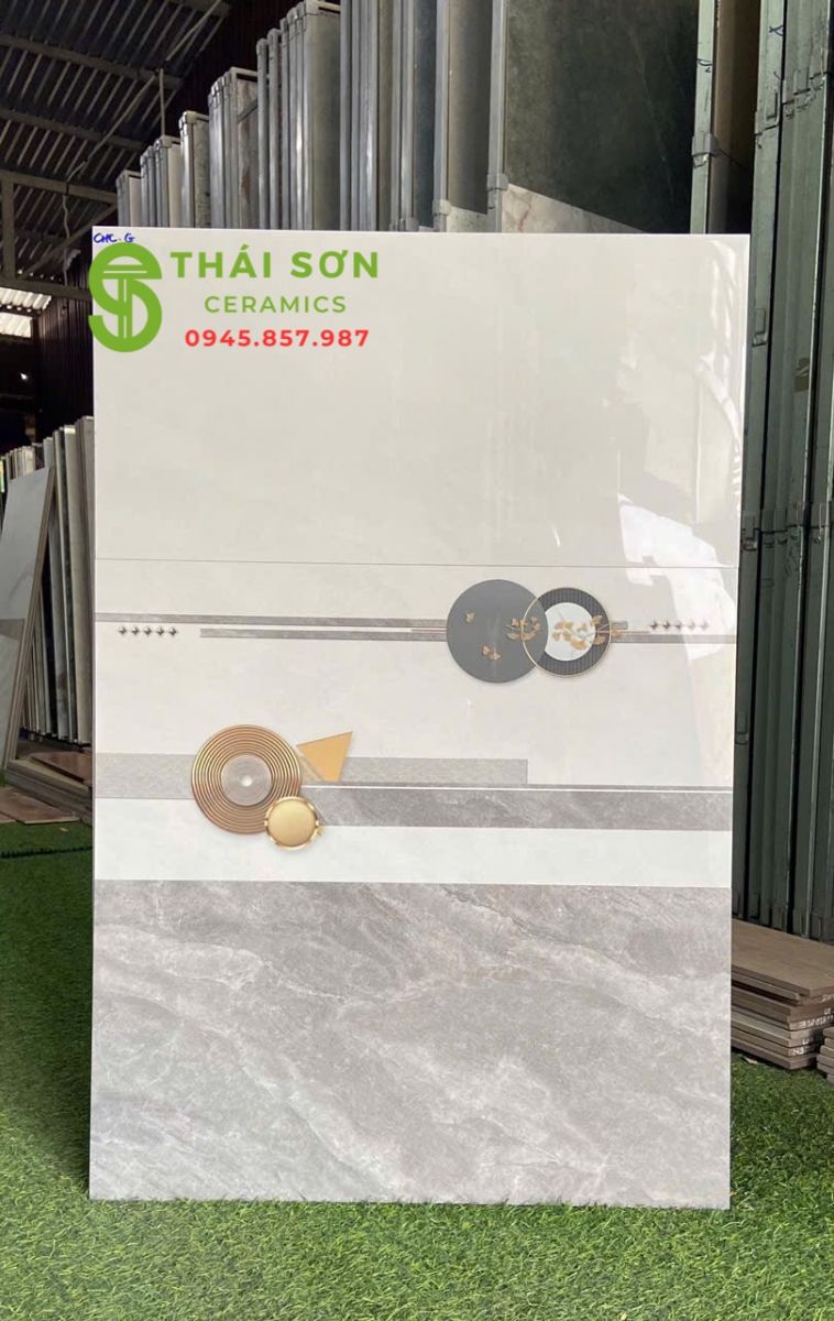 Gạch bóng kiếng ốp tường phòng ngủ 30x60 cmc