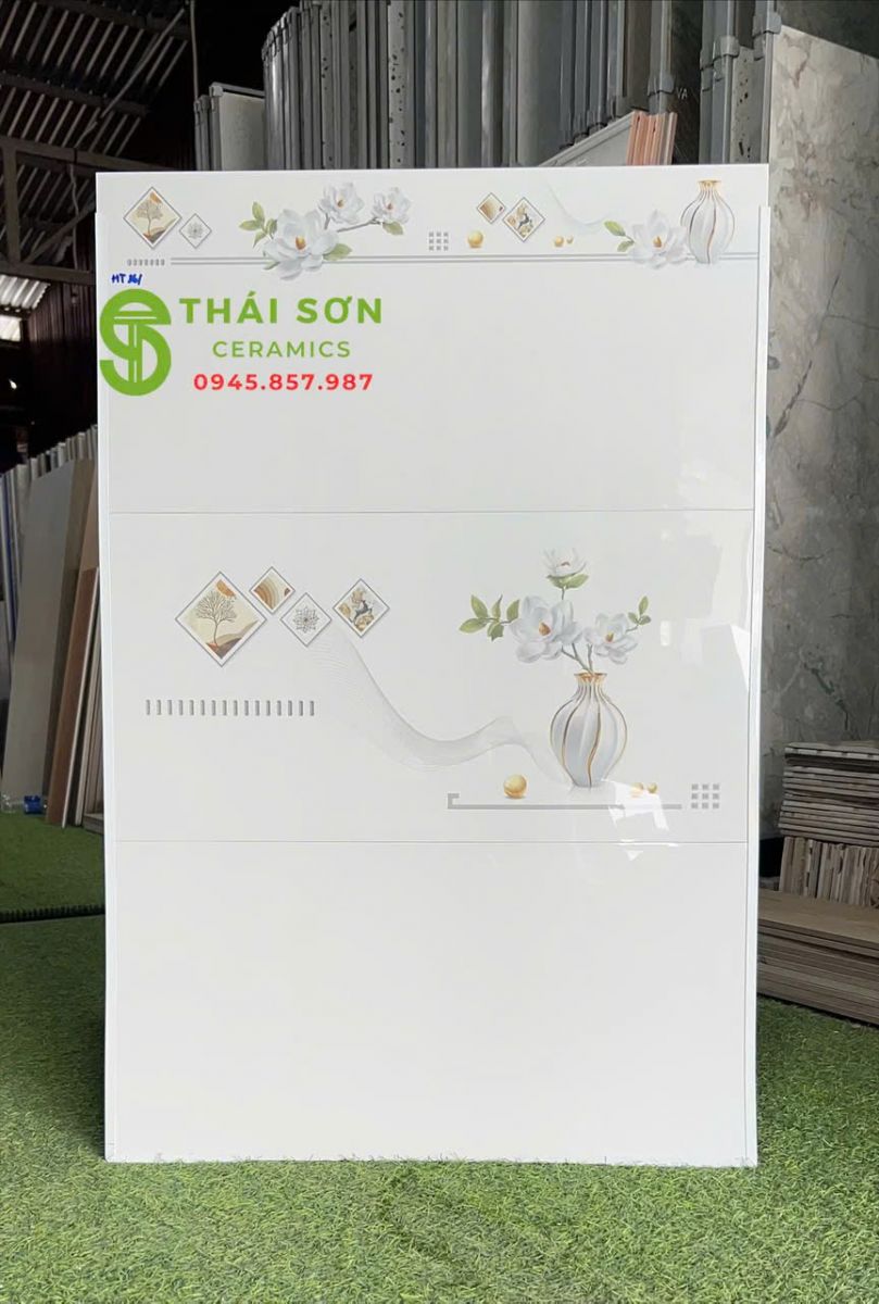 Gạch bóng kiếng 30x60 hà thanh trắng trơn giá rẻ