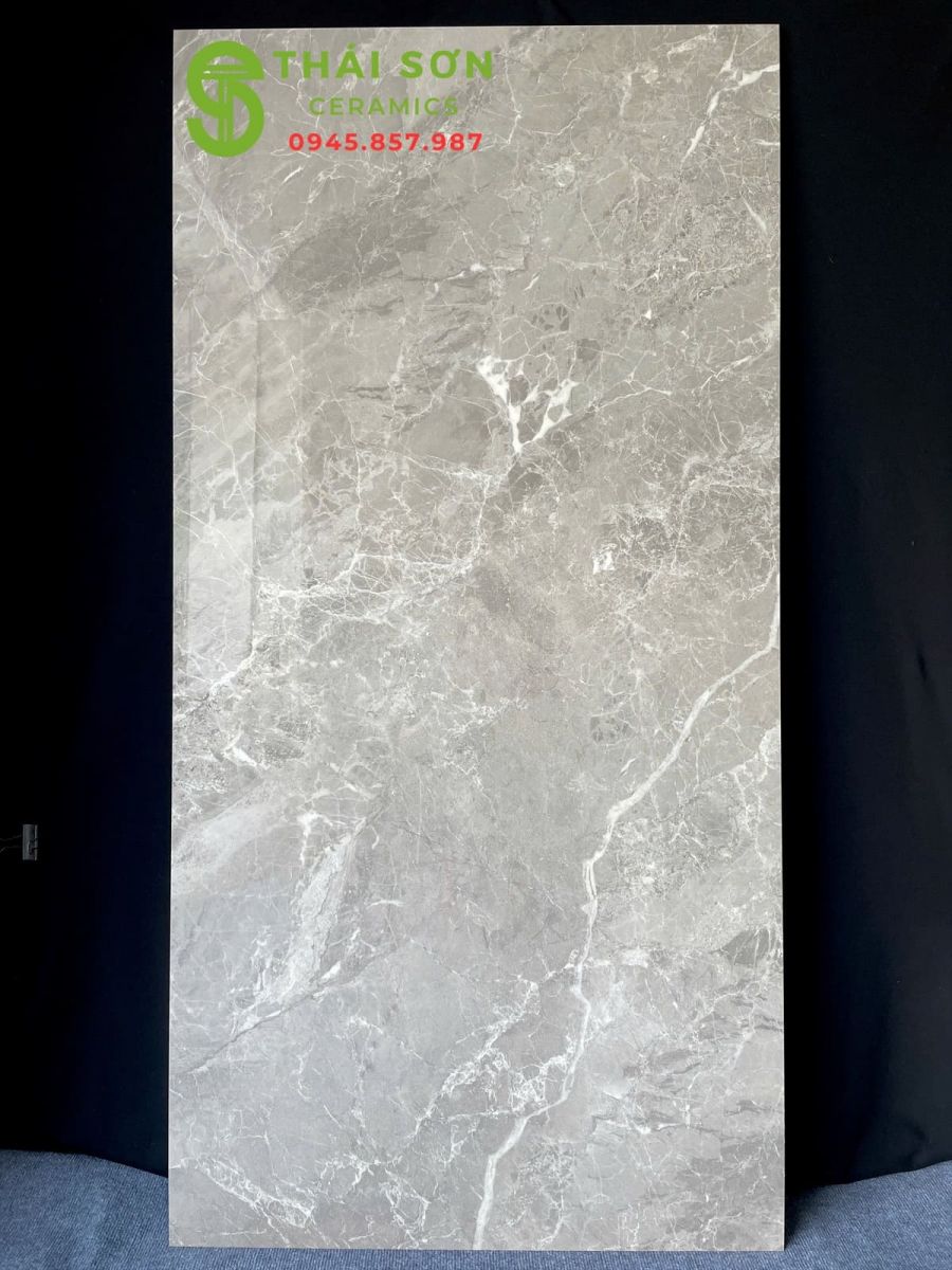 Gạch granite khổ lớn 80x160 ấn độ tông xám vân đá marble