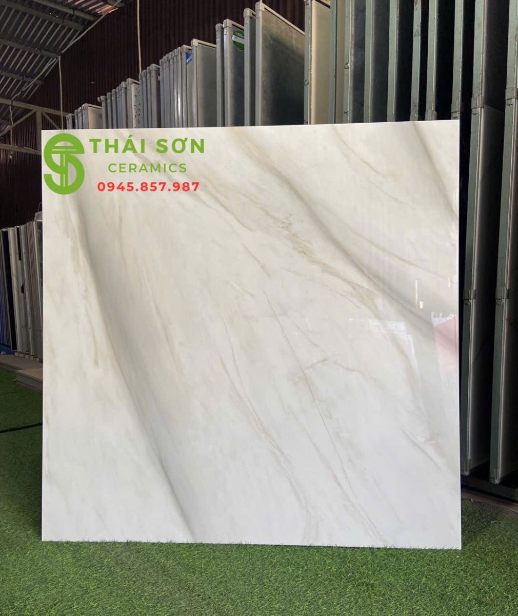 Gạch lát nền 1m2x1m2 bóng kiếng ấn độ