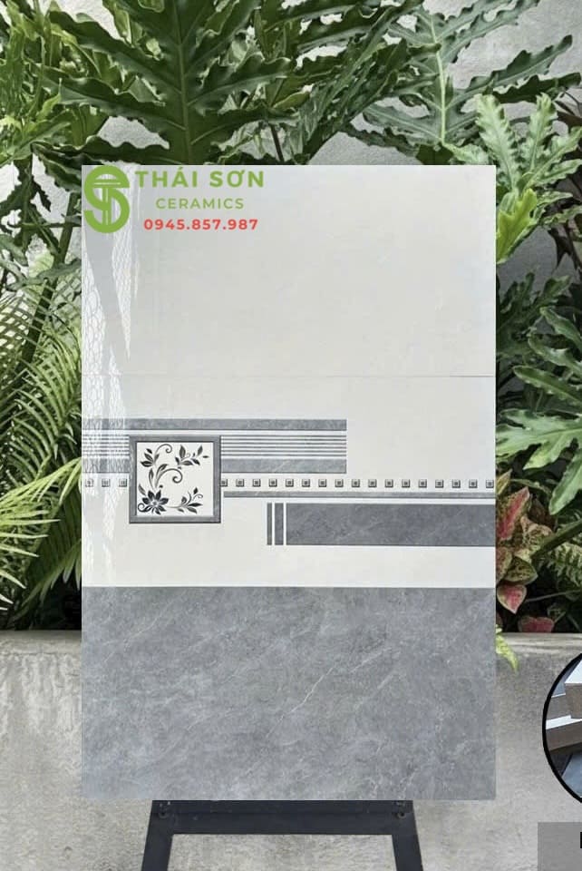 Gạch ốp tường 30x60 bóng kiếng hà thanh bộ đậm nhạt màu xám ghi