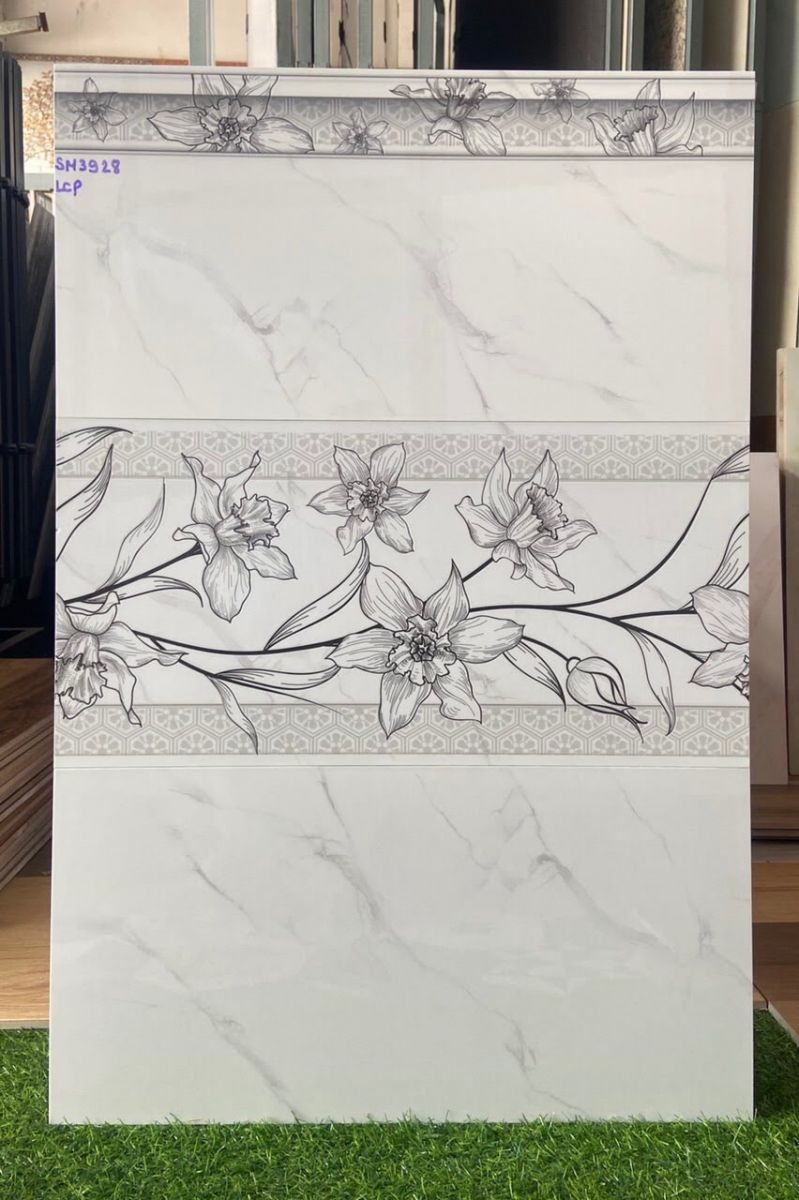 gạch ốp tường 30x60 vân trắng mây