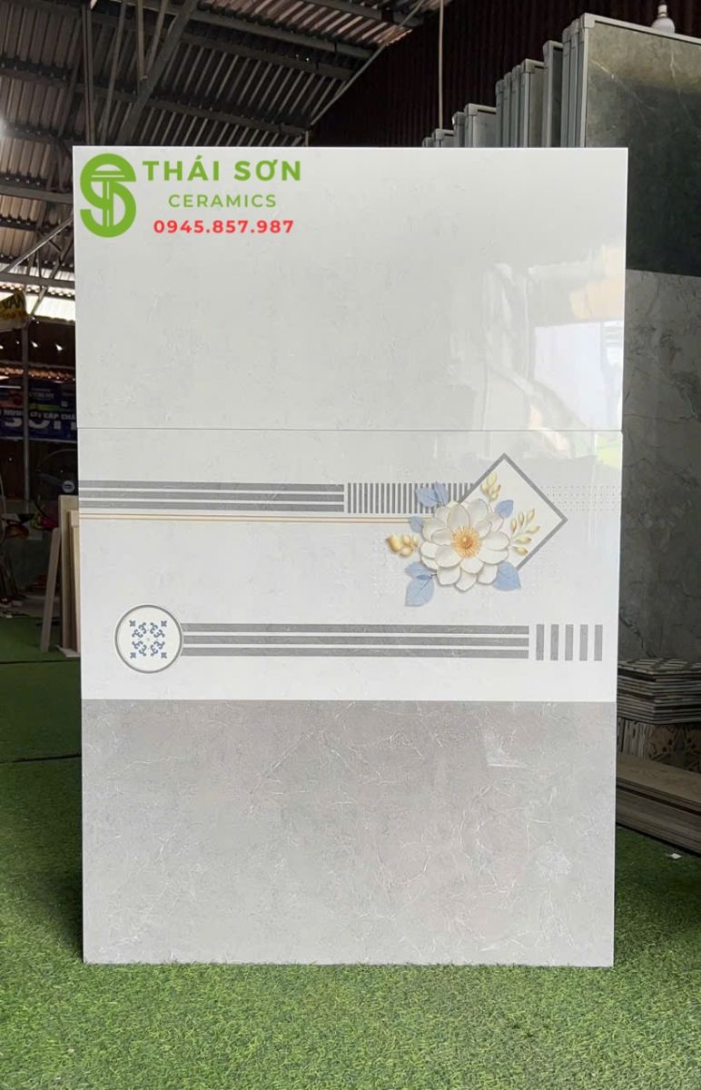 Gạch đậm nhạt takao 40x80 bóng kiếng ốp tường