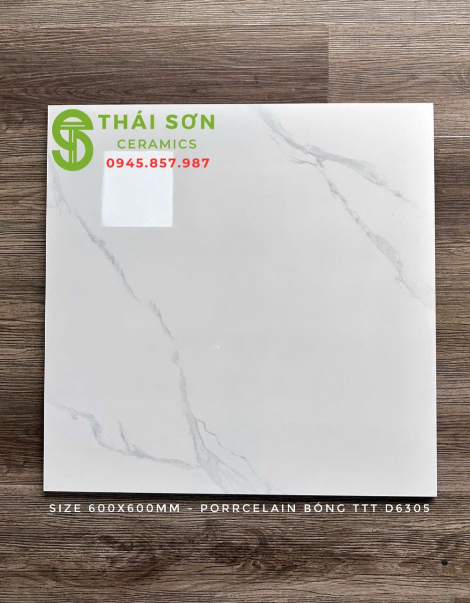 Gạch takao trắng mây 60x60 bóng kiếng