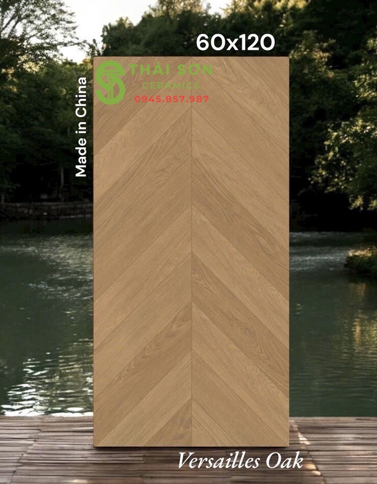 Gạch xương cá 60x120 trung quốc lát nền phòng khách